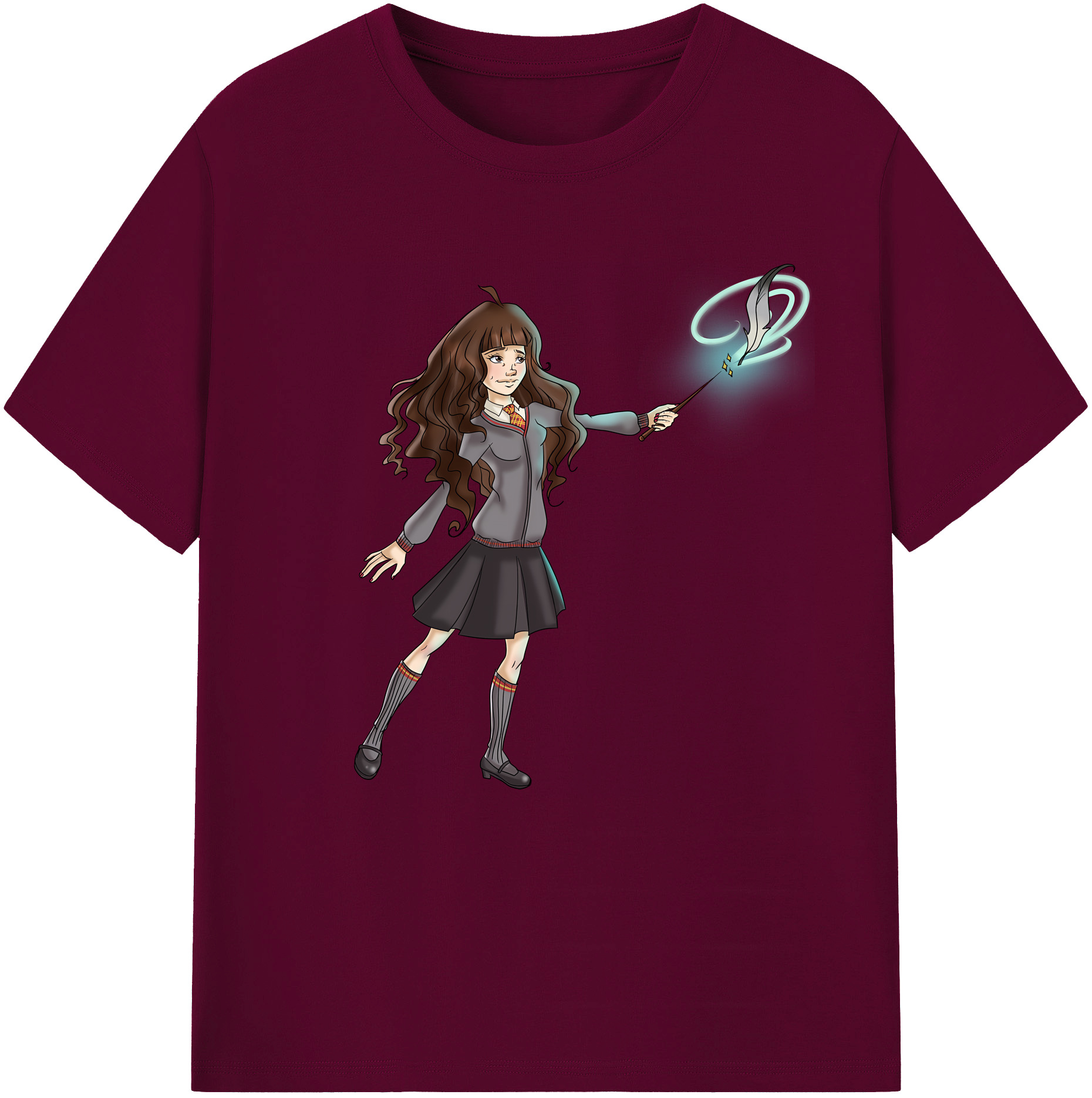（画像用） Harry Potter ハリー・ポッターシリーズ レディースカジュアルプリントTシャツ（綿100％）